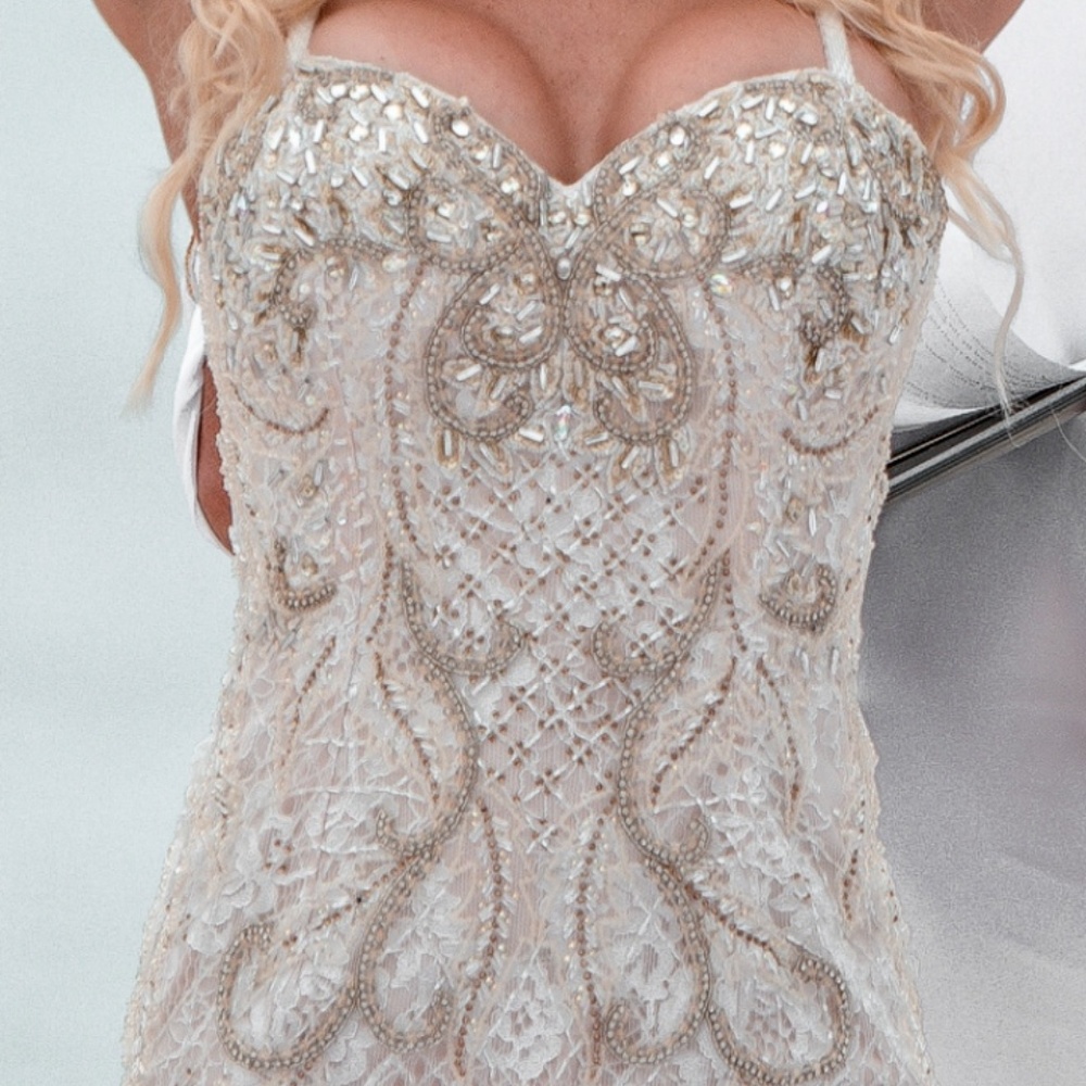 ✨OFFERS WELCOME✨TRUMPET MERMAID WEDDING PROM DRESS - Picture 3 of 8